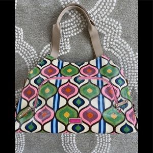 Franco Sarto 70's Look Avocado Coated Canvas Xl
